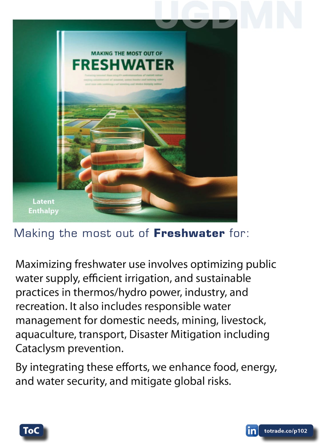Food, Energy, Water Security (FEWS) for Qatar